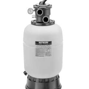 24-inch pool filter ready for inground pool cleaning